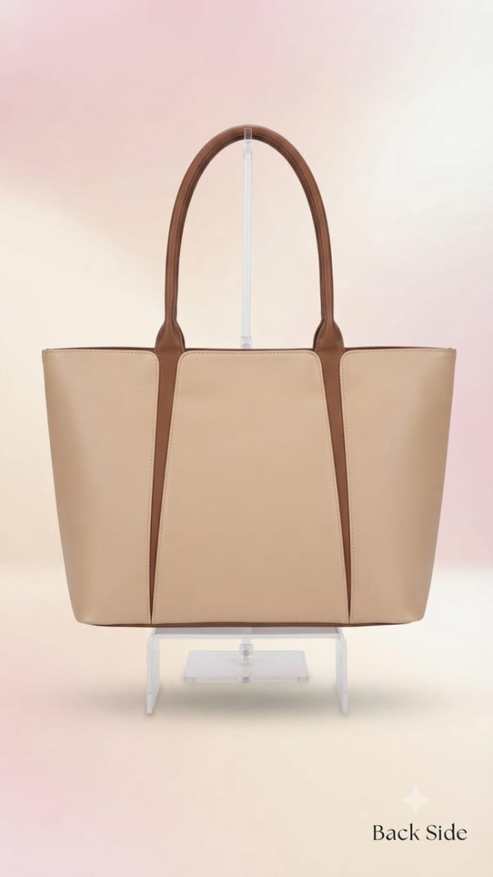 Exotic Premium Soft PU Leather Tote Bag | Spacious Multi-Compartment College, Office & Travel Shoulder Bag