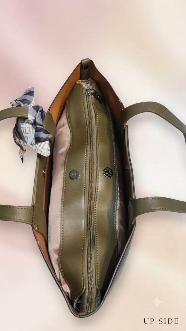Exotic Premium Soft PU Leather Tote Bag | Spacious Multi-Compartment College, Office & Travel Shoulder Bag
