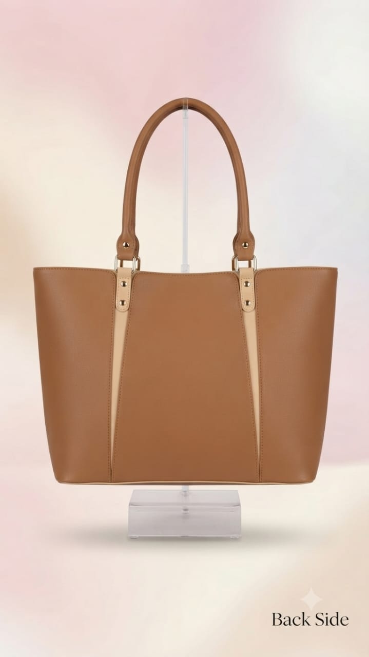 Exotic Premium Soft PU Leather Tote Bag | Spacious Multi-Compartment College, Office & Travel Shoulder Bag