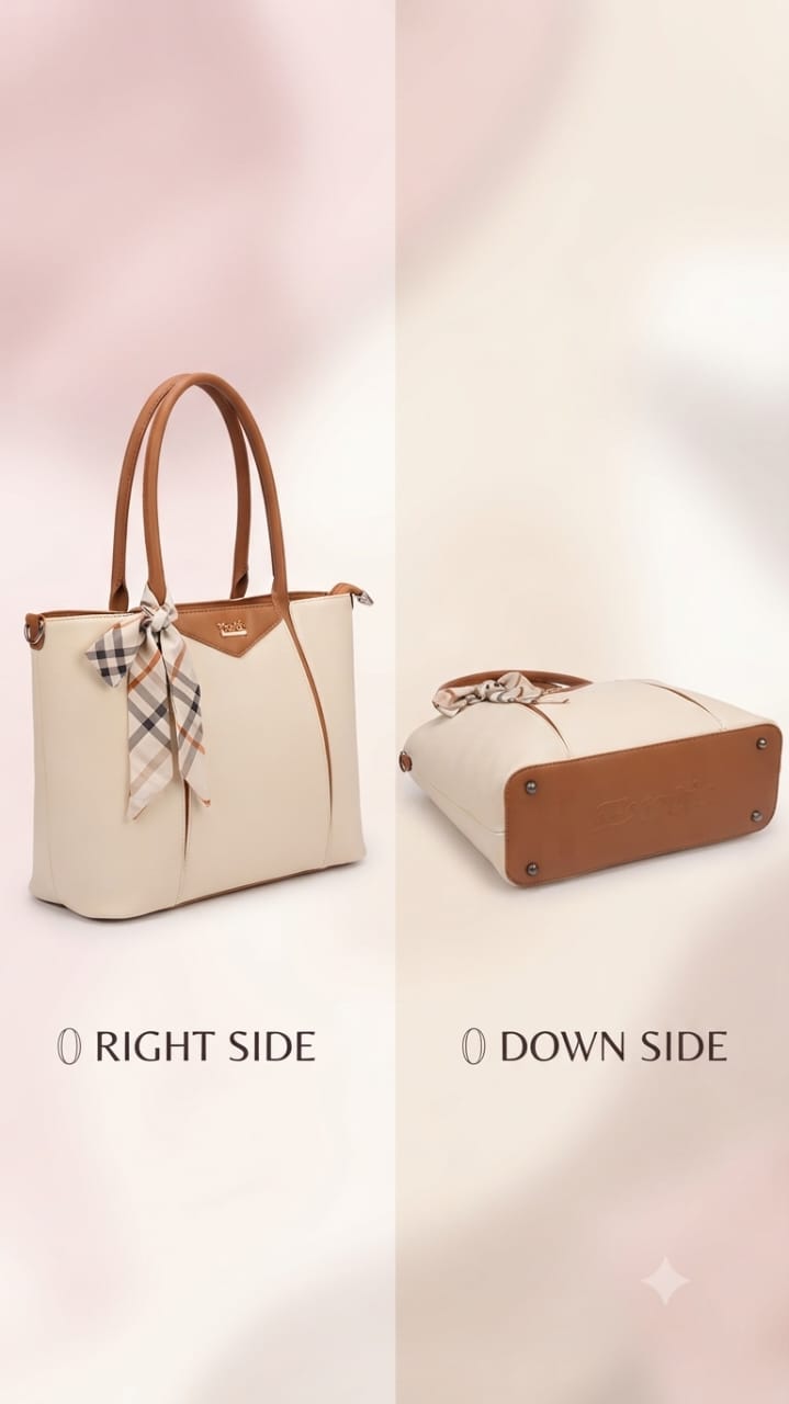 Exotic Premium Soft PU Leather Tote Bag | Spacious Multi-Compartment College, Office & Travel Shoulder Bag