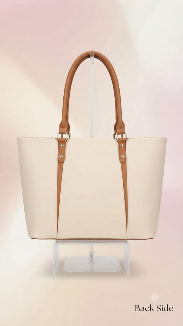 Exotic Premium Soft PU Leather Tote Bag | Spacious Multi-Compartment College, Office & Travel Shoulder Bag