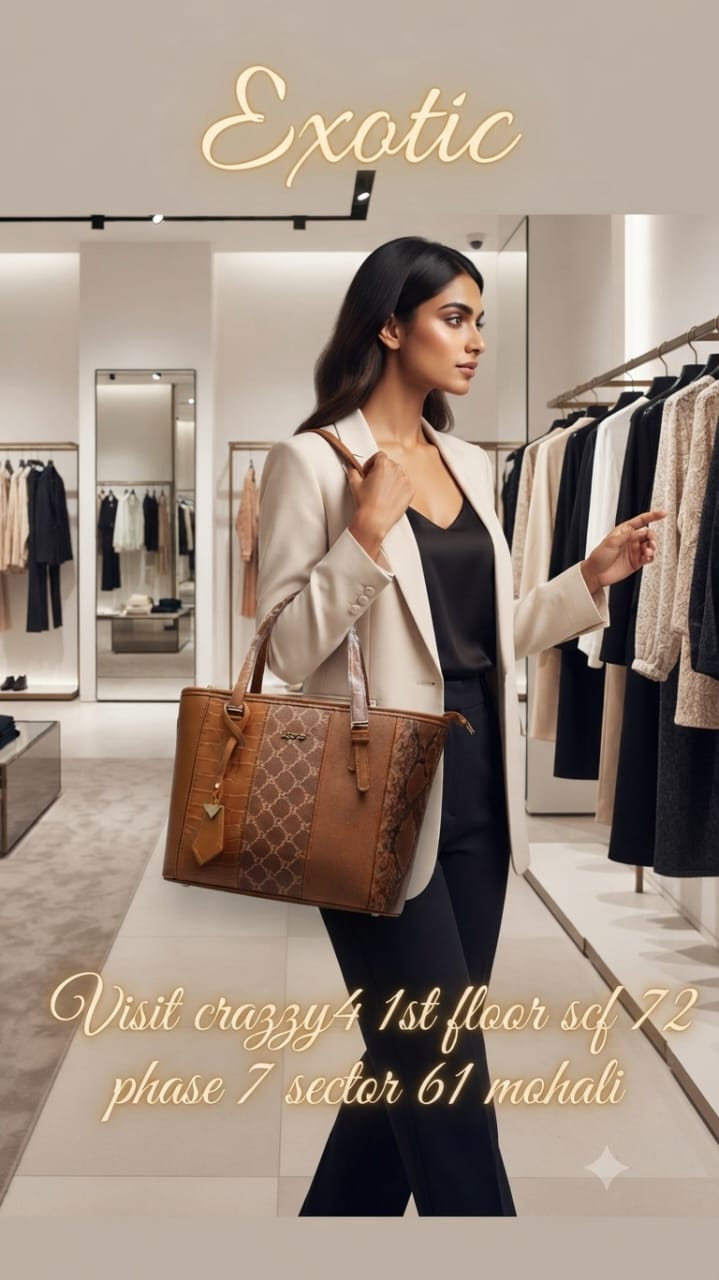 Exotic Premium Soft PU Leather Medium Tote Bag | Elegant Partywear Handbag for Women