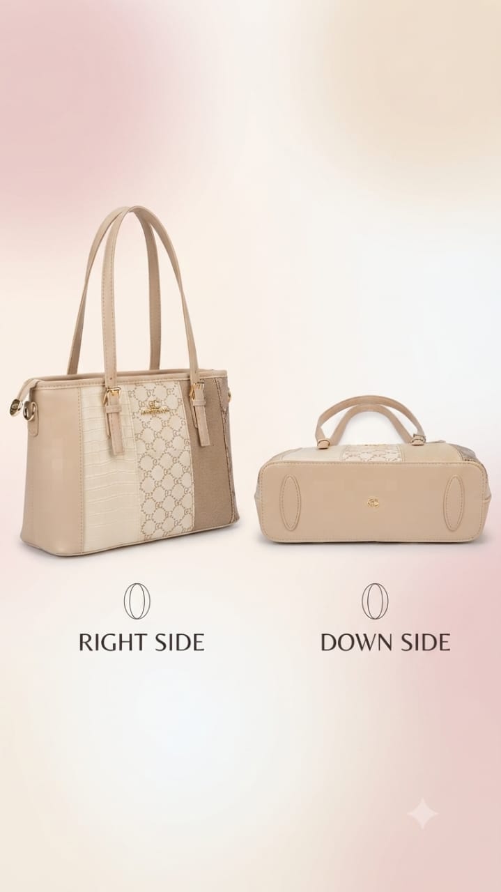 Exotic Premium Soft PU Leather Medium Tote Bag | Elegant Partywear Handbag for Women