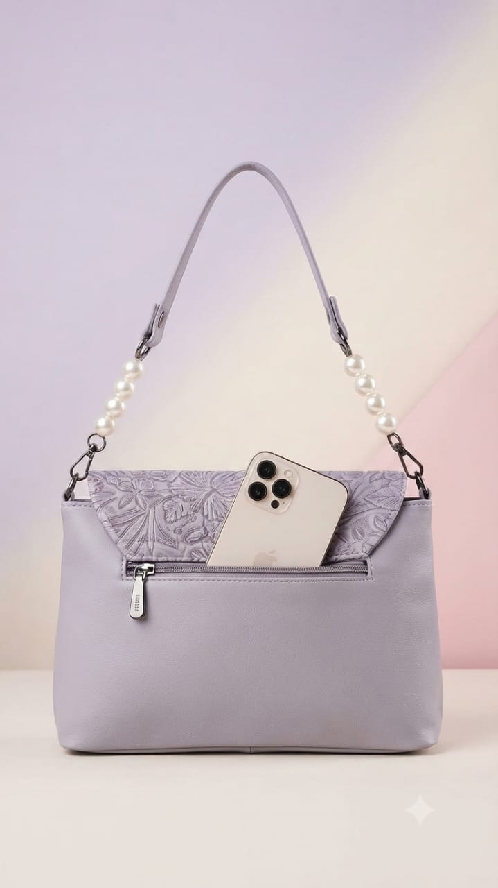 EDONE Premium PU Leather Sling Bag with Flap | Multi-Zip Daily Travel & Casual Crossbody Bag