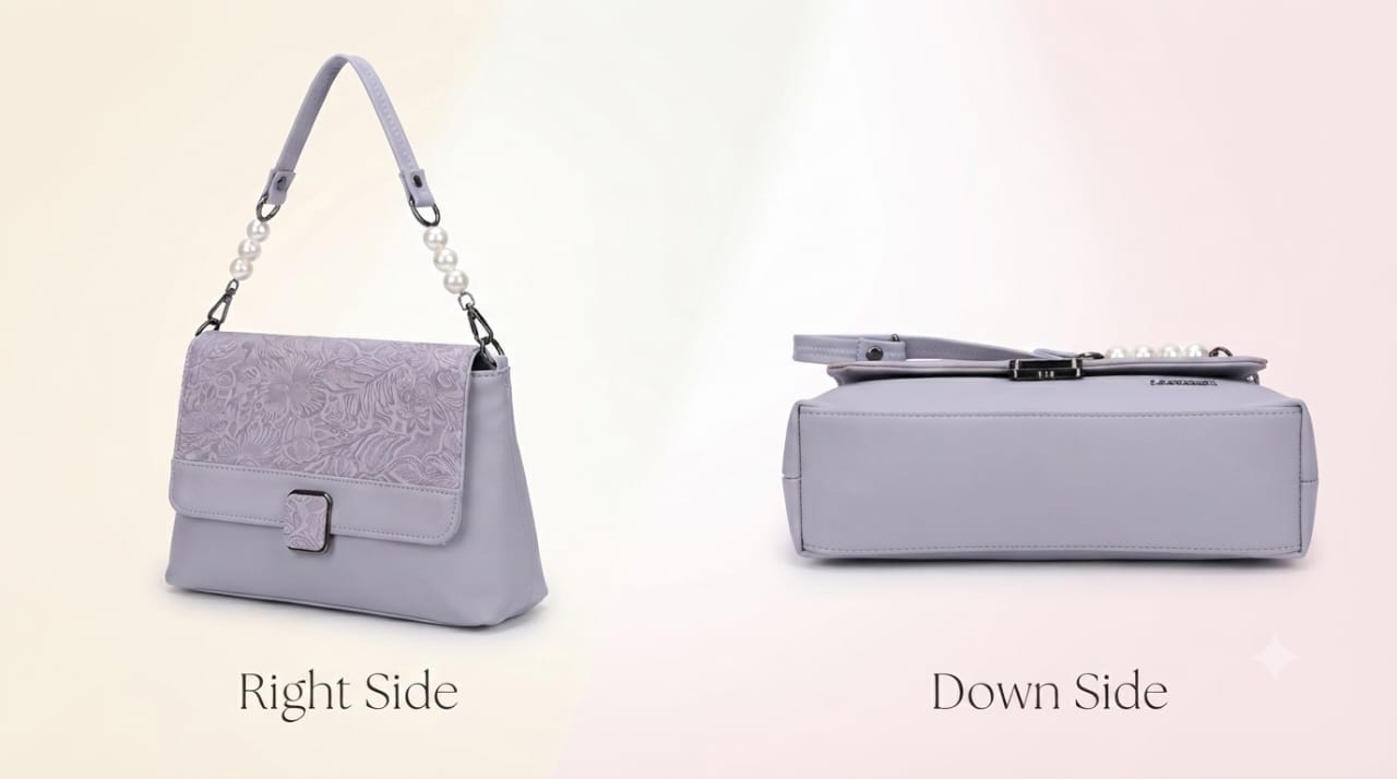 EDONE Premium PU Leather Sling Bag with Flap | Multi-Zip Daily Travel & Casual Crossbody Bag
