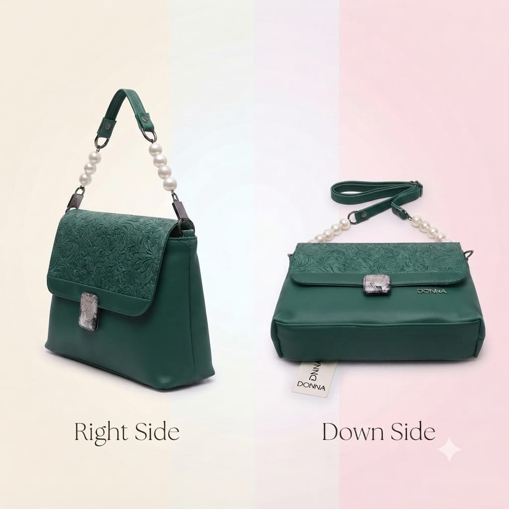EDONE Premium PU Leather Sling Bag with Flap | Multi-Zip Daily Travel & Casual Crossbody Bag