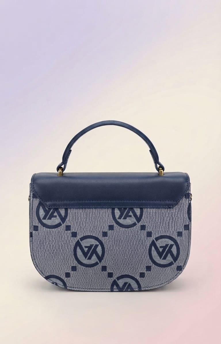 Imported Premium PU Leather Sling Bag with Flap | 3-Compartment Daily Office Crossbody Bag