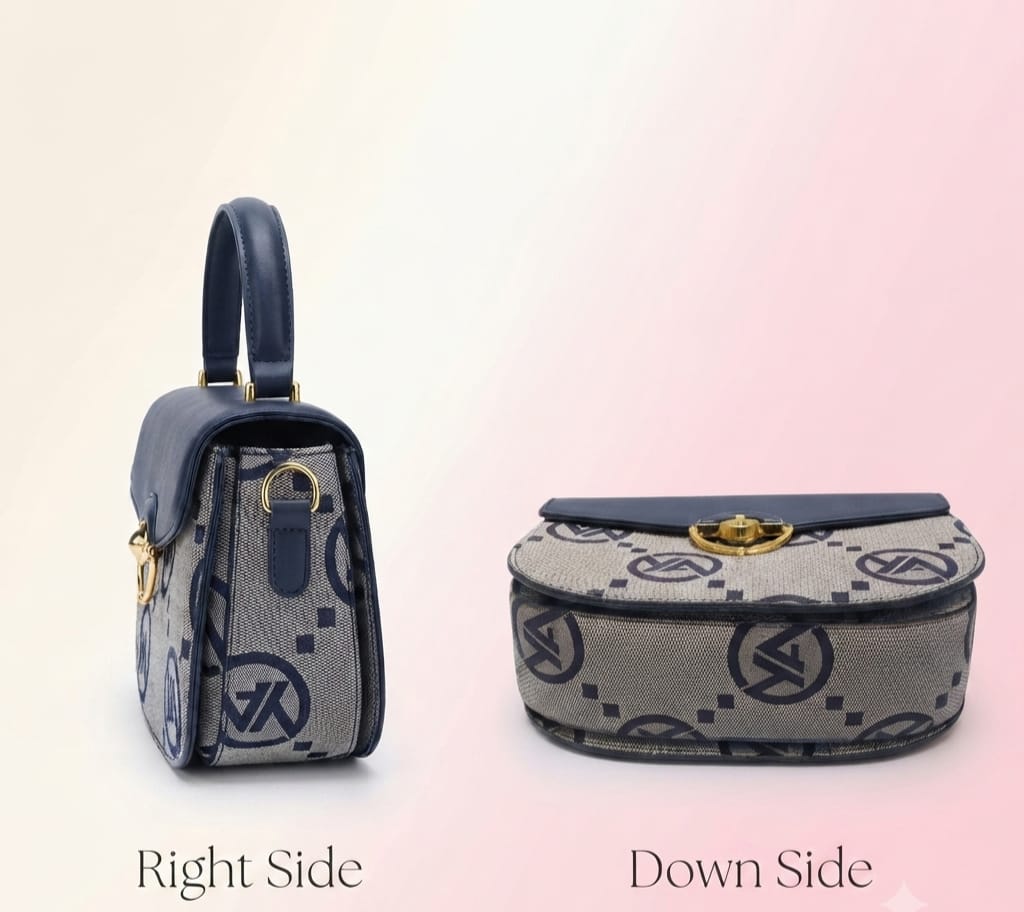 Imported Premium PU Leather Sling Bag with Flap | 3-Compartment Daily Office Crossbody Bag