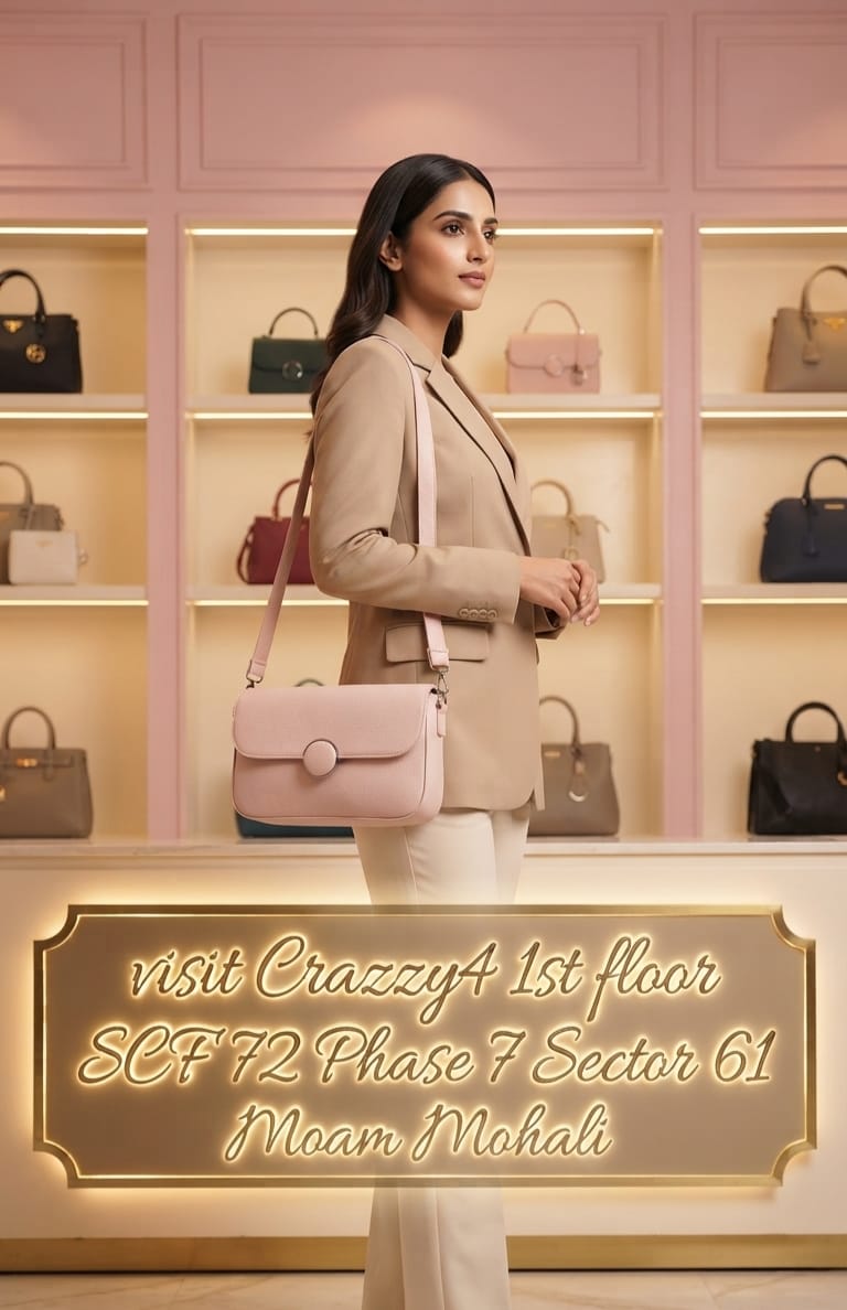 Imported Premium PU Leather Women’s Handbag | High-End Fashion Shoulder Bag | Dual Sling (Long & Short) | Zip Closure with Flap