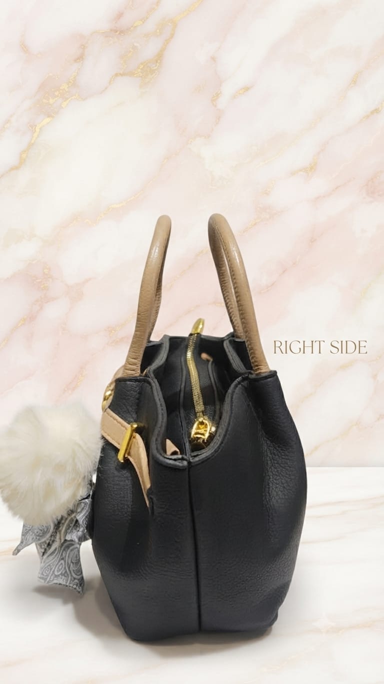 Imported Premium PU Leather Sling Bag for Girls | Sleek Single-Zip Daily Crossbody Bag