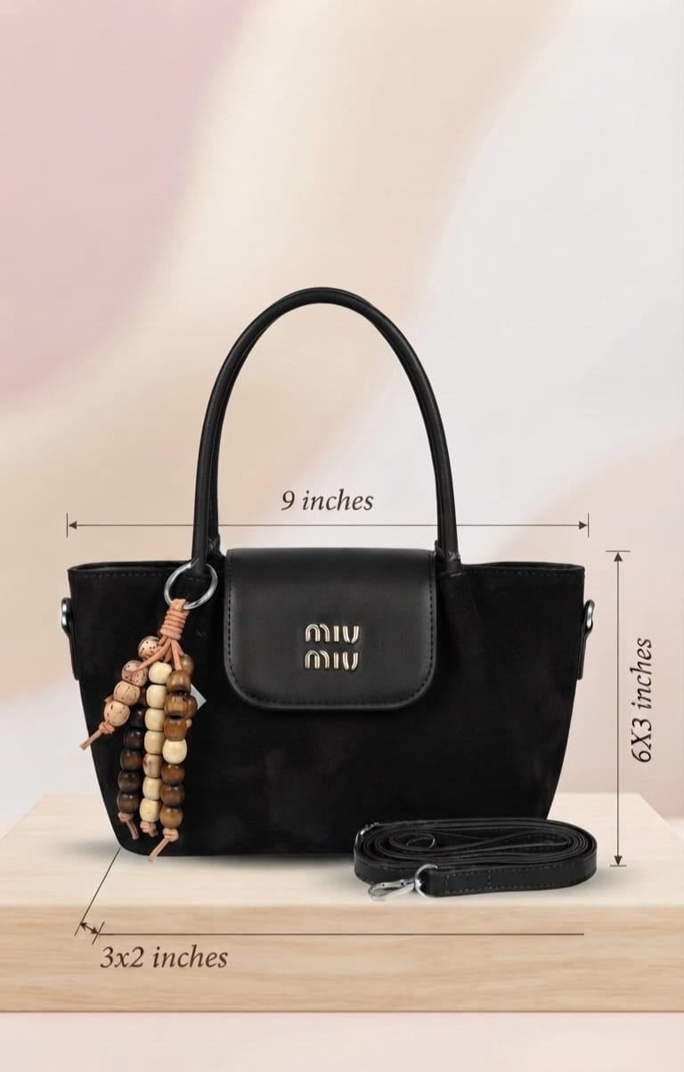 Minmin Premium PU Leather Mini Handbag for Women | Compact Single-Zip Daily Tote Bag
