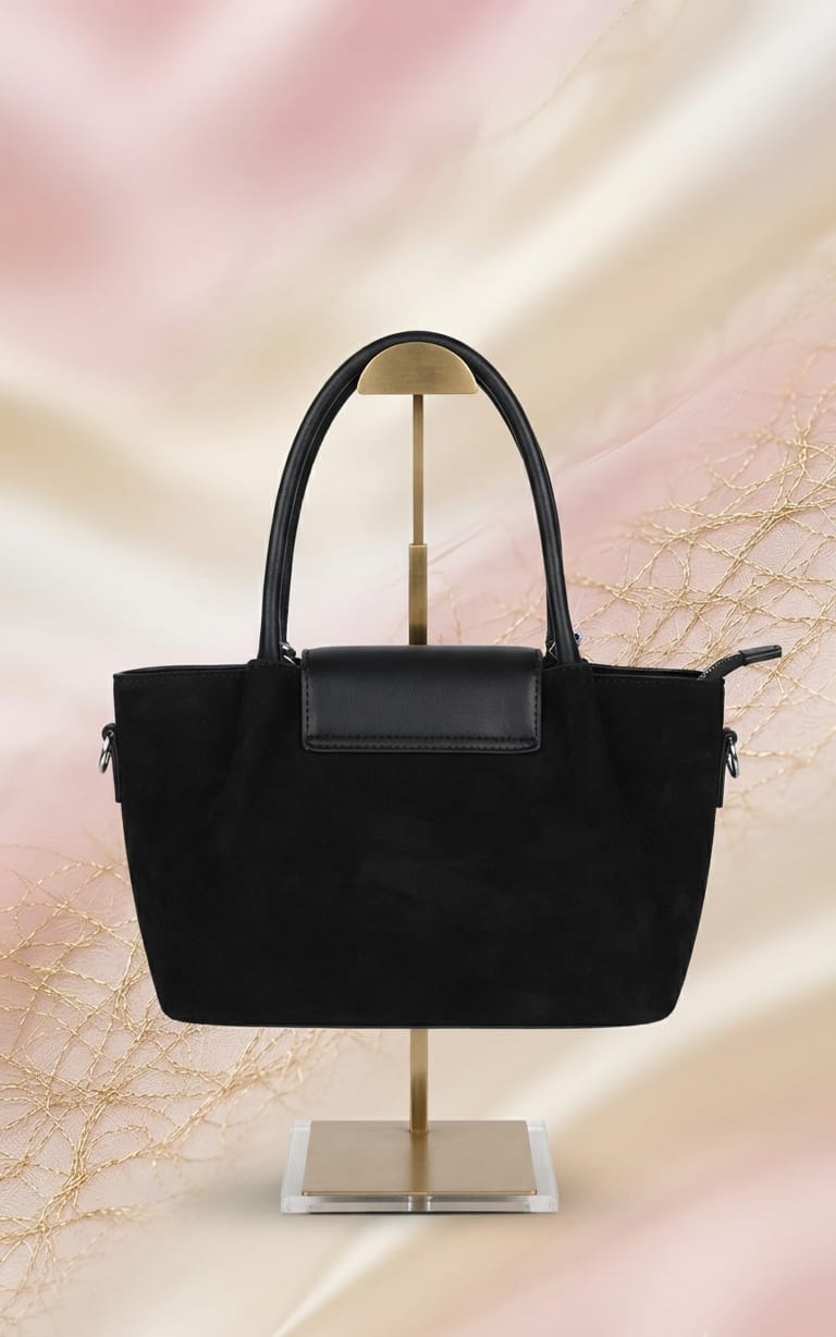 Minmin Premium PU Leather Mini Handbag for Women | Compact Single-Zip Daily Tote Bag