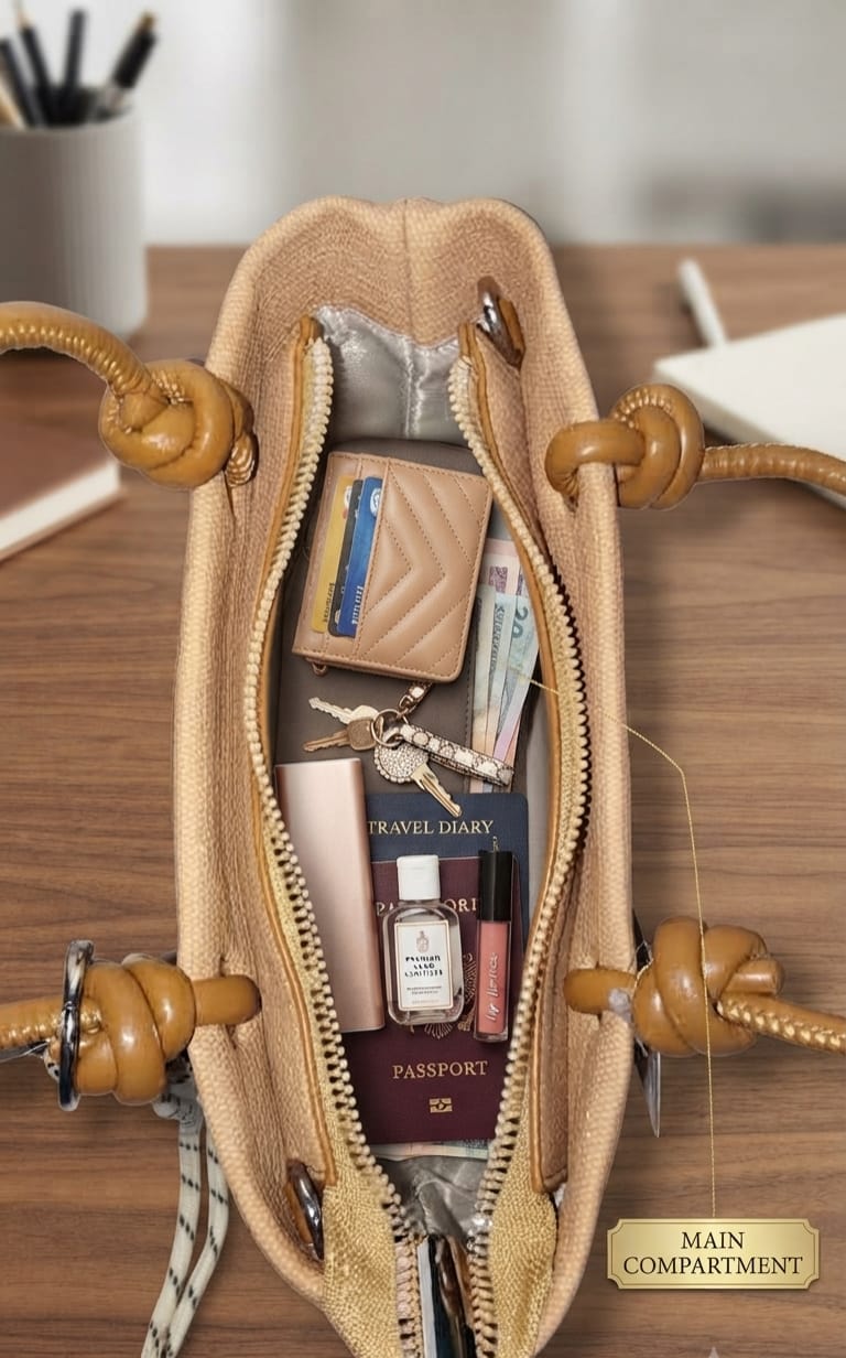 Minmin Premium PU Leather Mini Handbag for Girls & Women | Compact Daily Tote Bag