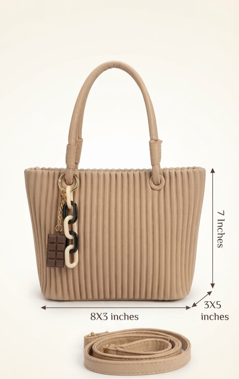 Minmin Premium PU Leather Mini Handbag for Girls & Women | Compact Daily Tote Bag