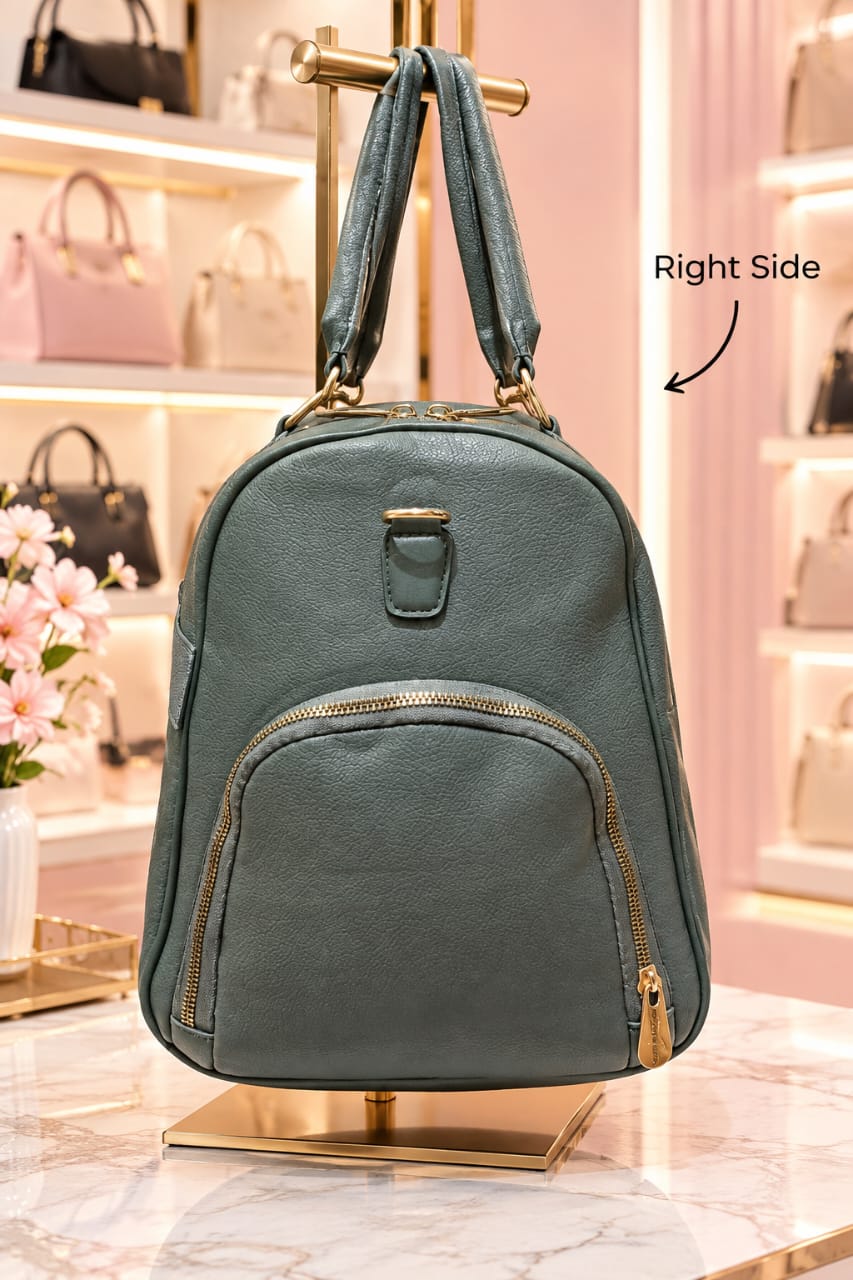 Peris & Classic Premium PU Leather Travel Duffle Bag | Spacious 3-Compartment Overnighter & Weekend Holdall
