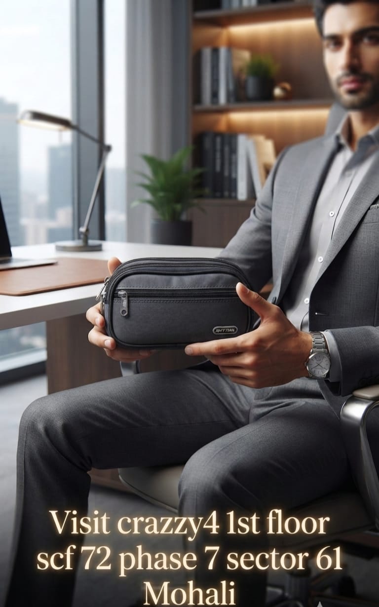Rytham Premium Pure Sateen Shaving & Accessories Travel Kit | 3-Zip Multi-Compartment Toiletry & Pouch Organizer