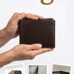 Edge Premium Pure Leather Men’s Wallet | Multi-Card Slot Classic Bifold Wallet