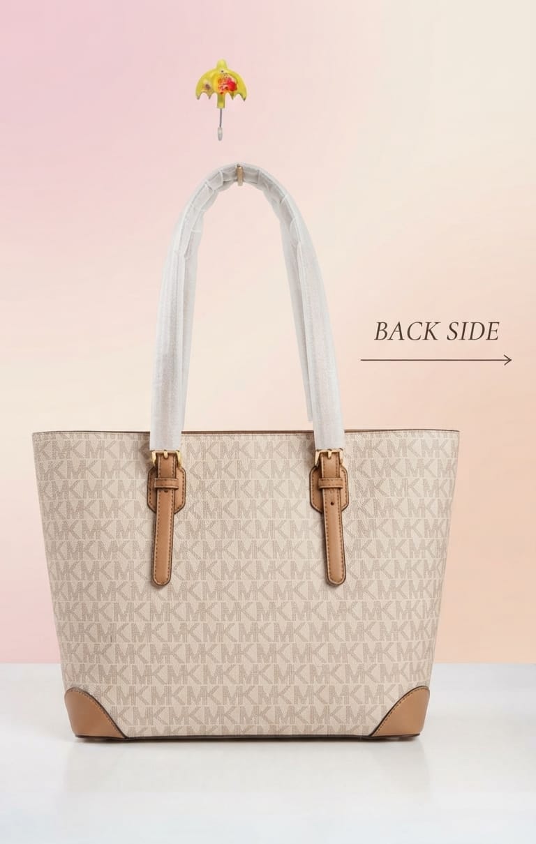 Adda & Perris Premium PU Leather Tote Bag for Women | 2-Compartment Office & Travel Carryall