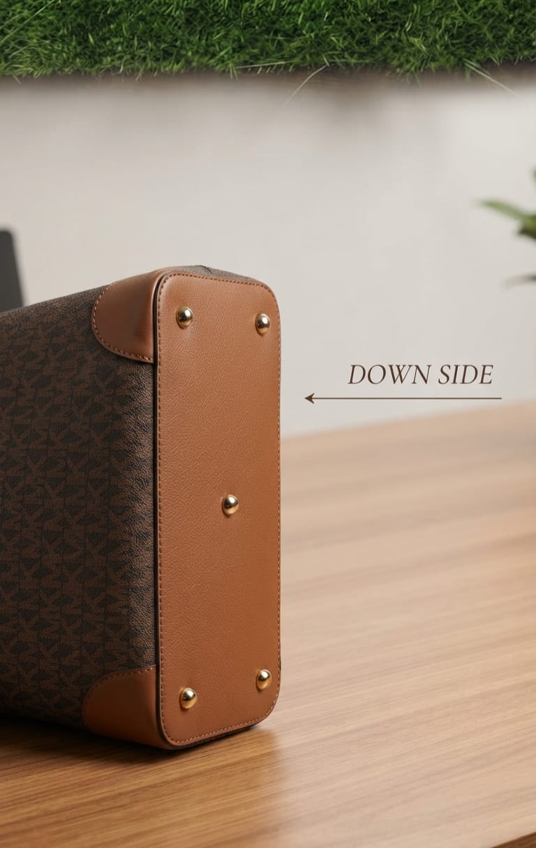 Adda & Perris Premium PU Leather Tote Bag for Women | 2-Compartment Office & Travel Carryall