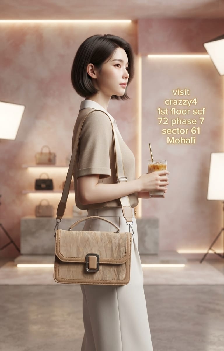 Imported High-End PU Leather Sling Bag for Girls & Women | 3-Compartment Crossbody Bag for Any Occasion