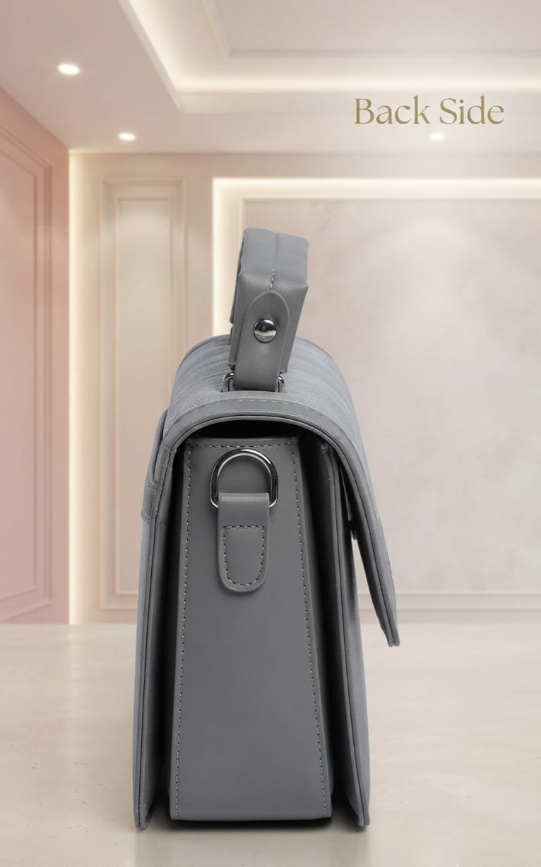 Imported High-End PU Leather Sling Bag for Girls & Women | 3-Compartment Crossbody Bag for Any Occasion