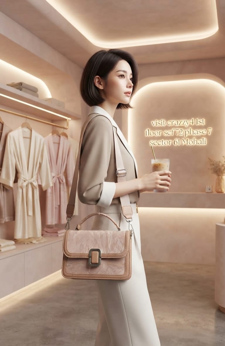 Imported High-End PU Leather Sling Bag for Girls & Women | 3-Compartment Crossbody Bag for Any Occasion