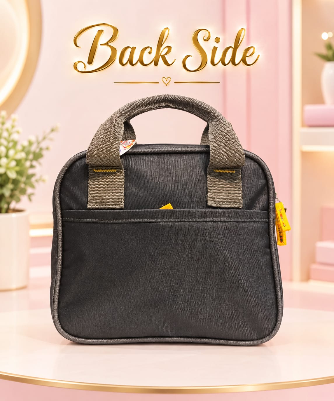 Imported Heavy Matty Insulated Lunch Bag for Office, School & Picnic | Compact Tiffin Carrier & Meal Organizer Pouch