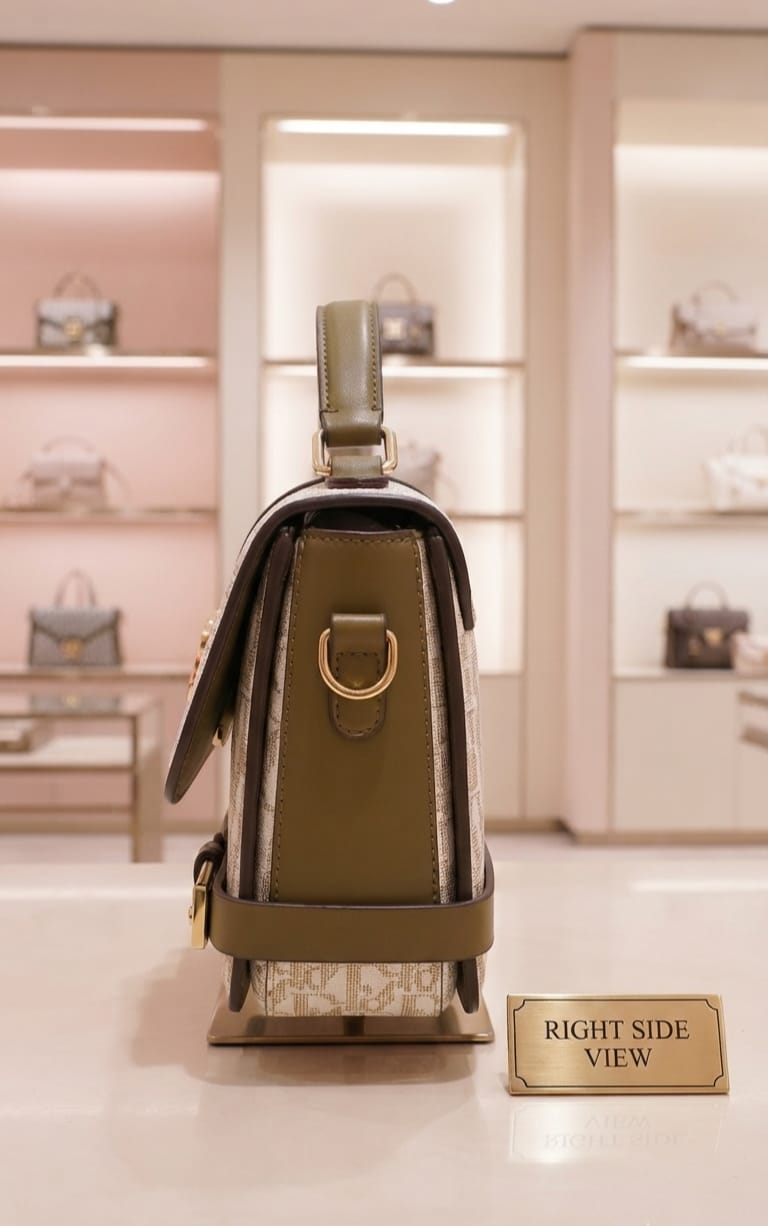 Imported High-End Crossbody Sling Bag for Women | 3-Compartment Shoulder Bag with Top Flap & Zip