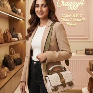 Imported High-End Crossbody Sling Bag for Women | 3-Compartment Shoulder Bag with Top Flap & Zip