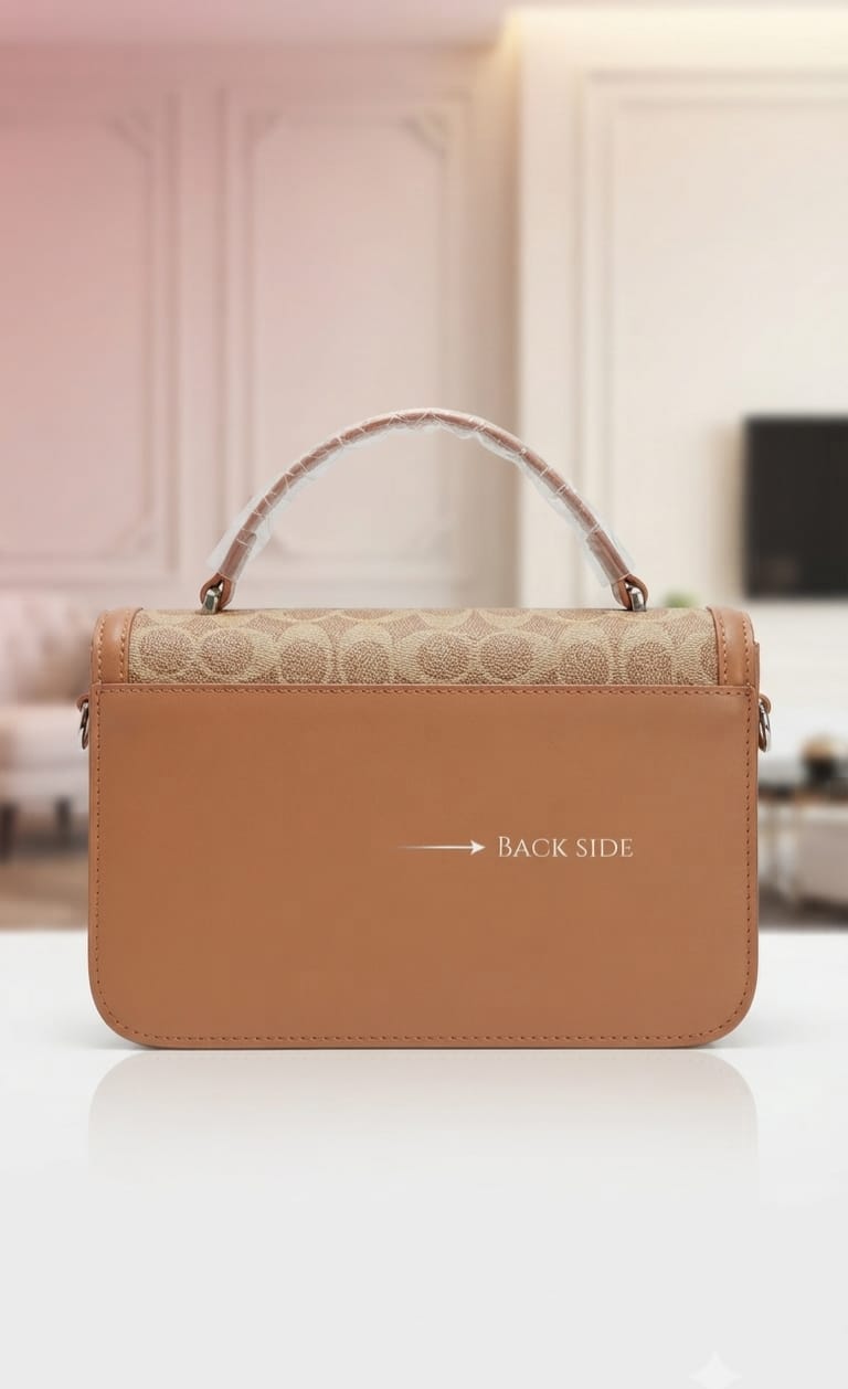Imported Premium Crossbody Sling Bag for Women | 3-Compartment Shoulder Bag with Top Flap & Zip