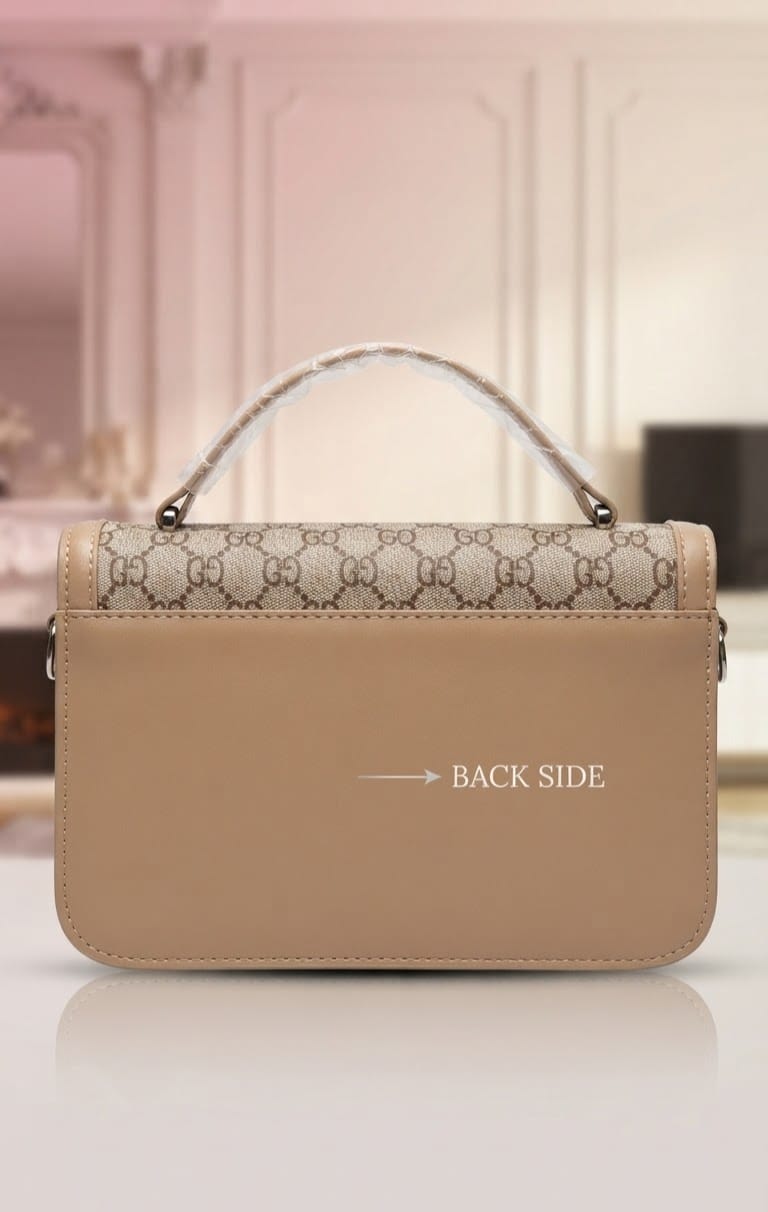 Imported Premium Crossbody Sling Bag for Women | 3-Compartment Shoulder Bag with Top Flap & Zip