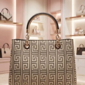 Adda & Perris Premium PU Leather Women’s Party Handbag | 3-Compartment Shoulder Bag with Top Flap & Zip