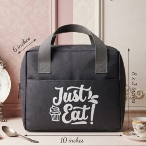 Edge Heavy Matty Insulated Lunch Bag for Office, School & Picnic | Compact Tiffin Carrier & Meal Organizer Pouch