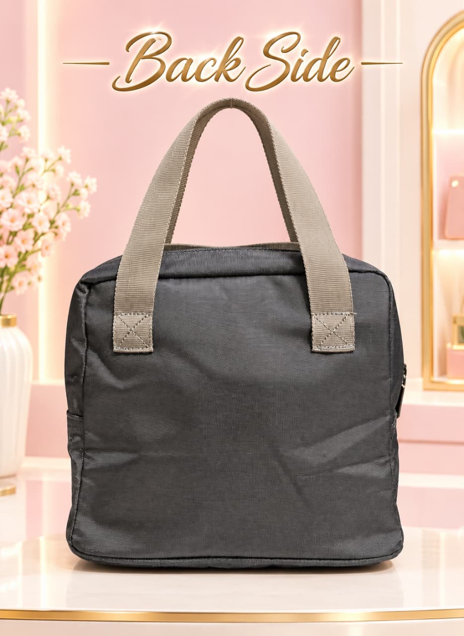 Edge Heavy Matty Insulated Lunch Bag for Office, School & Picnic | Compact Tiffin Carrier & Meal Organizer Pouch