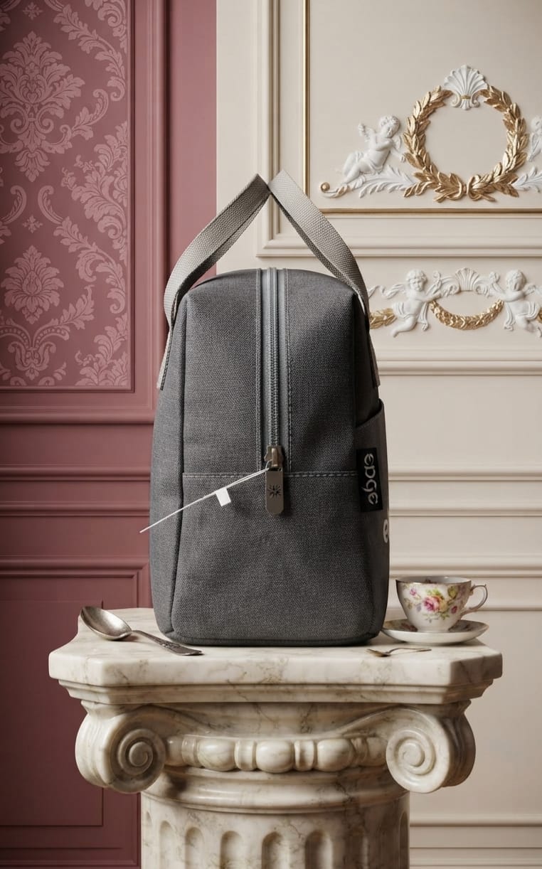 Edge Heavy Matty Insulated Lunch Bag for Office, School & Picnic | Compact Tiffin Carrier & Meal Organizer Pouch