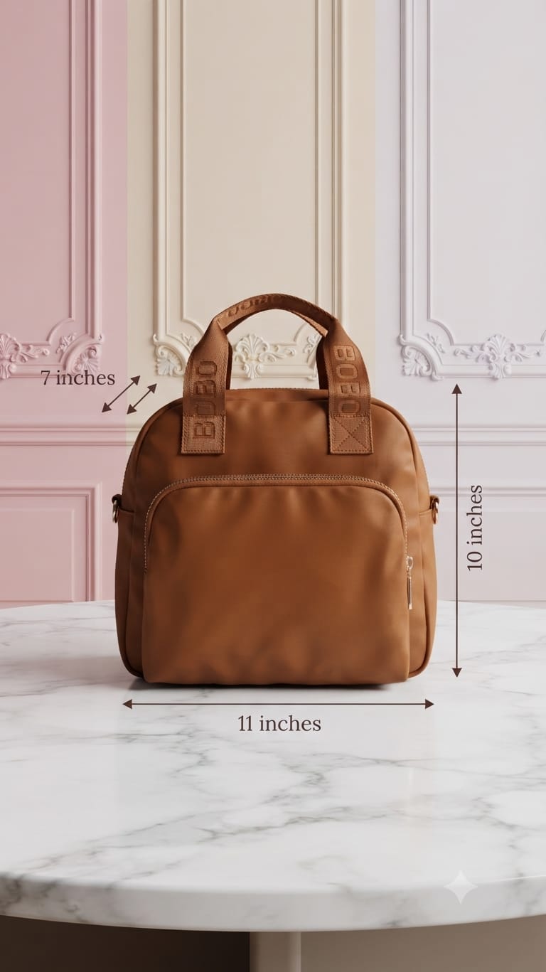 Imported Pure Sateen Waterproof Side Bag & Utility Carryall | Multi-Purpose Shopping & Makeup Kit Bag