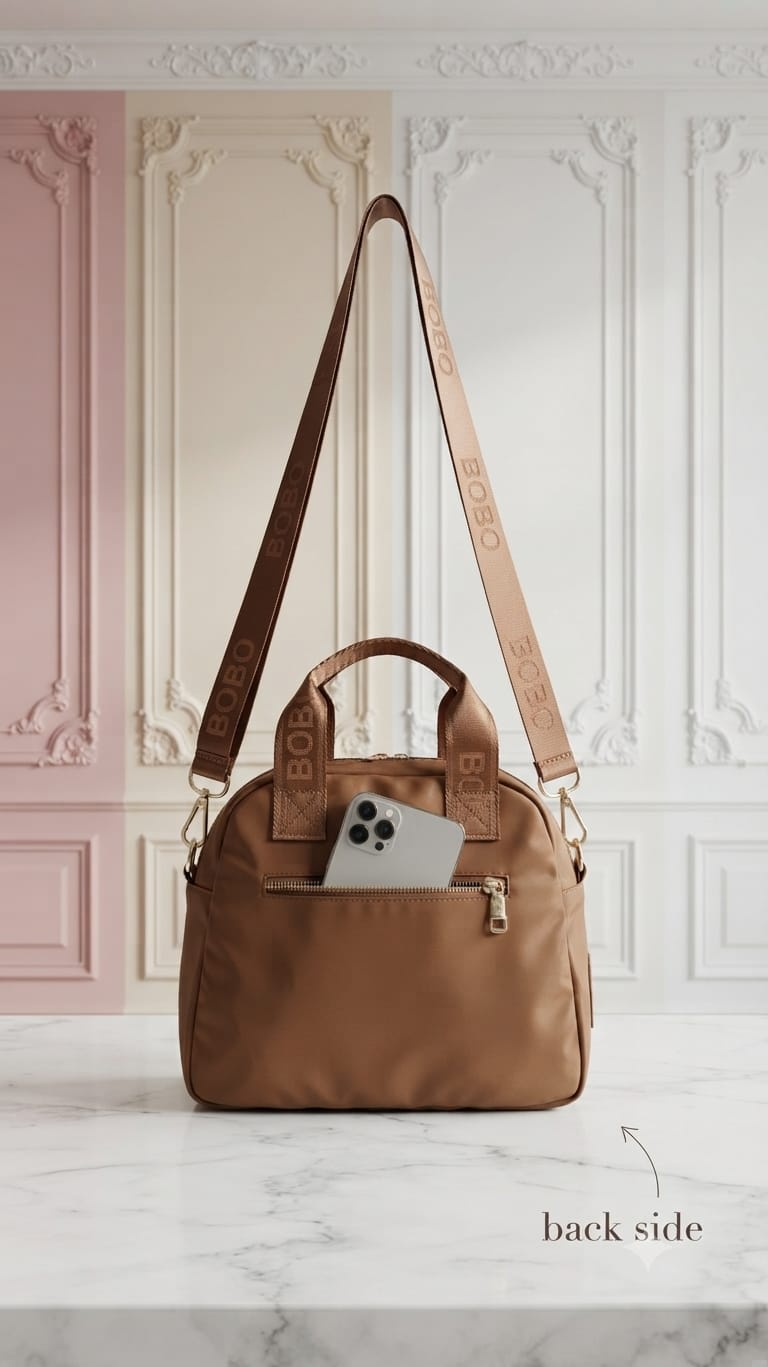 Imported Pure Sateen Waterproof Side Bag & Utility Carryall | Multi-Purpose Shopping & Makeup Kit Bag