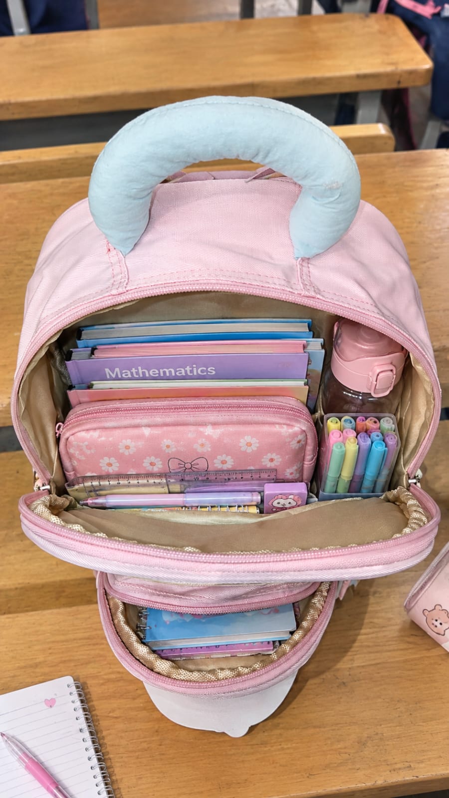 Imported Premium Patterned Kids School Backpack | Multi-Colour Lightweight Daypack for School, Office & Picnics
