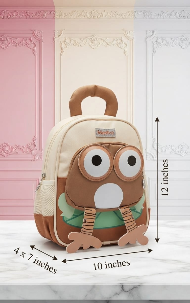 Imported Premium Patterned Kids School Backpack | Multi-Colour Lightweight Daypack for School, Office & Picnics