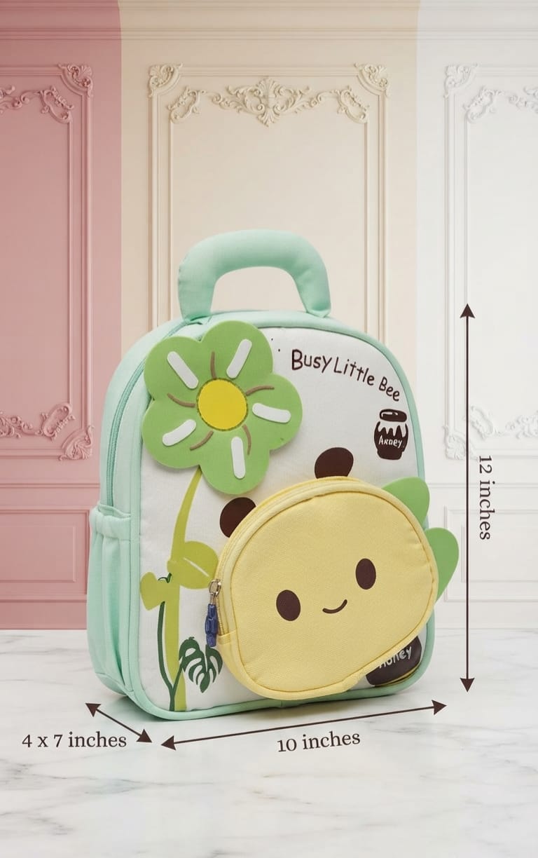 Imported Premium Patterned Kids School Backpack | Multi-Colour Lightweight Daypack for School, Office & Picnics