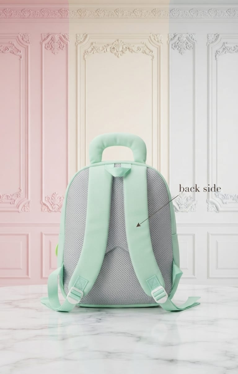 Imported Premium Patterned Kids School Backpack | Multi-Colour Lightweight Daypack for School, Office & Picnics