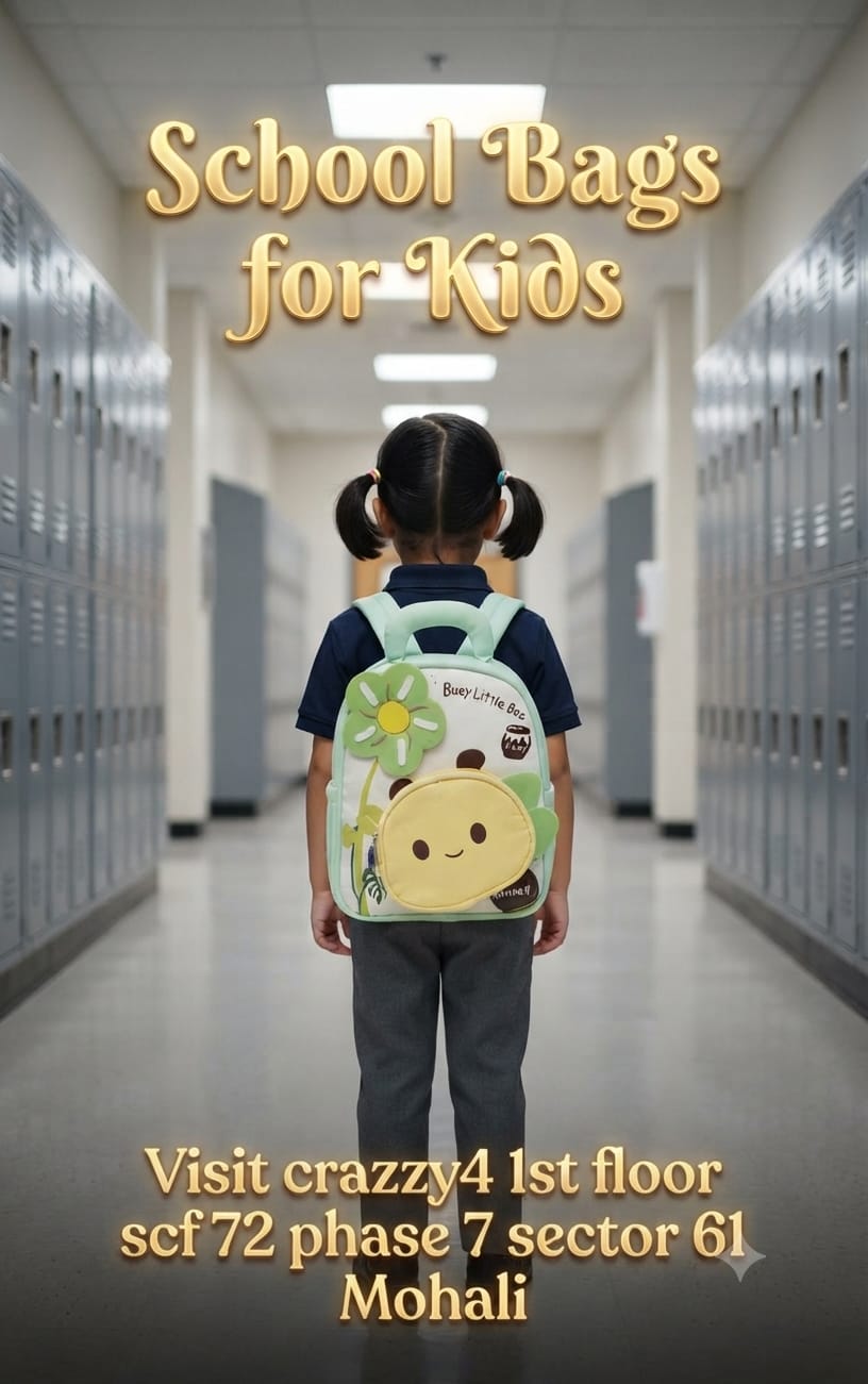 Imported Premium Patterned Kids School Backpack | Multi-Colour Lightweight Daypack for School, Office & Picnics