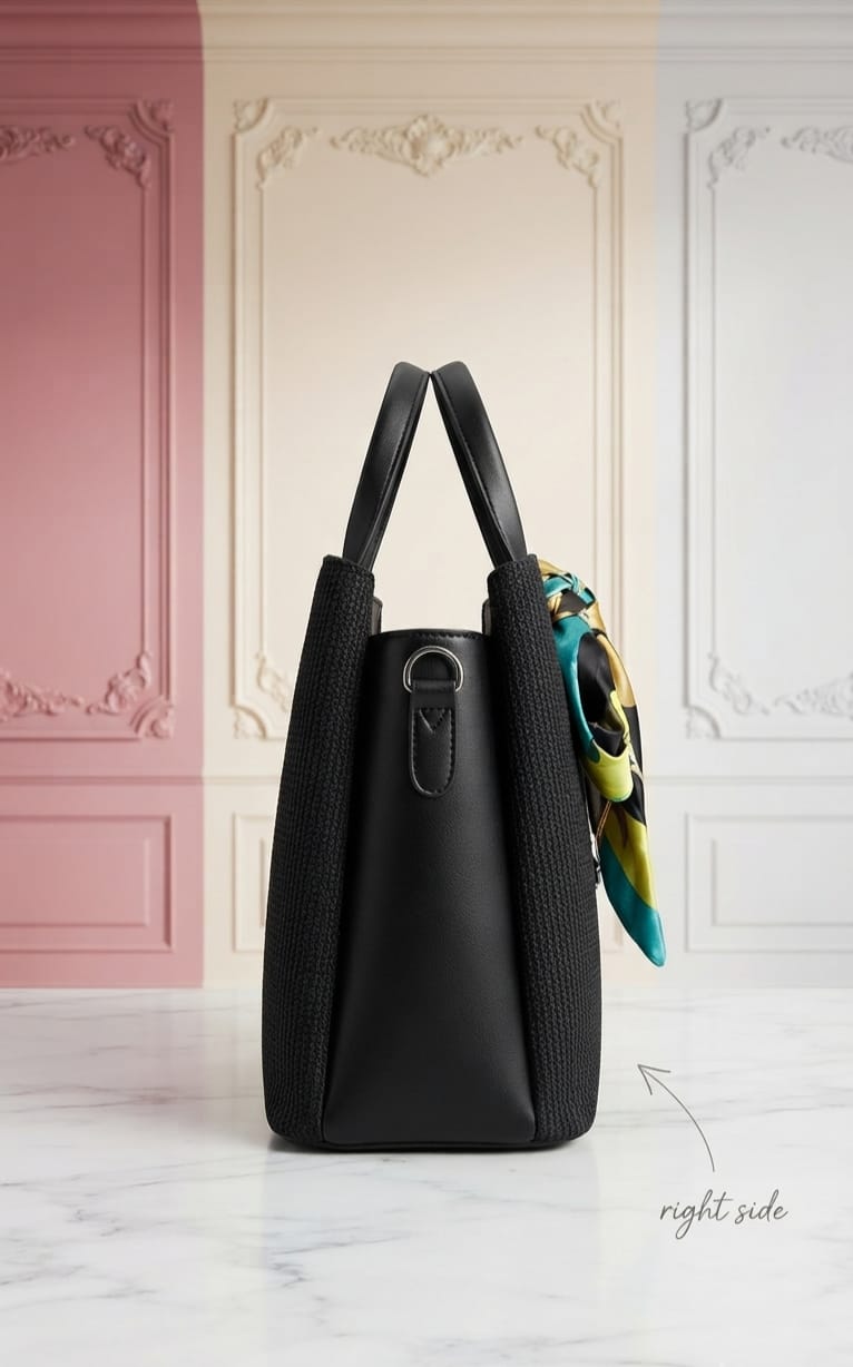 Edone Premium PU Leather Handbag for Women | 3-Compartment Shoulder Bag for Party & Office