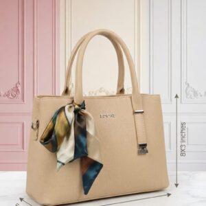 Edone Premium PU Leather Handbag for Women | 3-Compartment Shoulder Bag for Party & Office