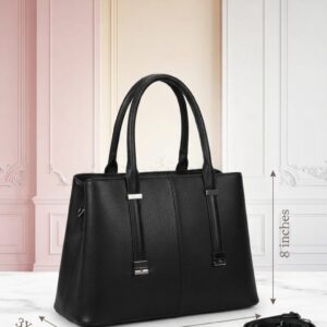 Edone Premium PU Leather Handbag for Women | 3-Compartment Shoulder Bag for Party & Office