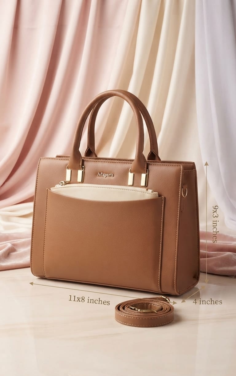ADA Paris Premium PU Leather Women's Handbag | Elegant Party & Office Shoulder Bag for Any Occasion