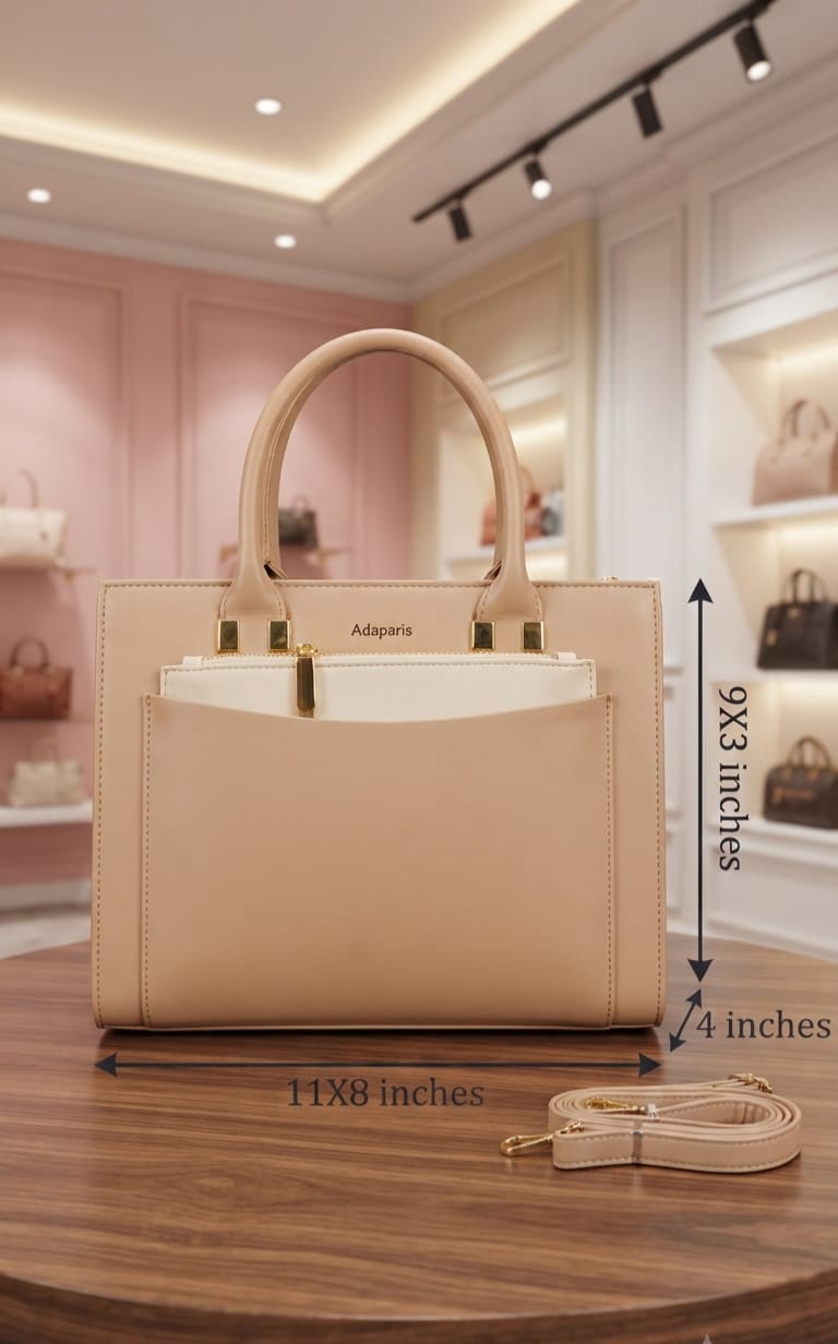 ADA Paris Premium PU Leather Women's Handbag | Elegant Party & Office Shoulder Bag for Any Occasion