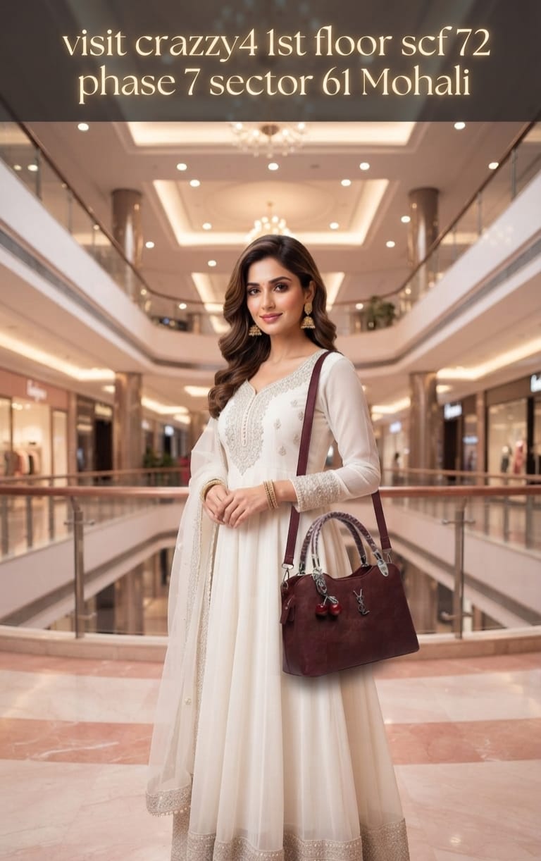Imported Premium PU Leather Handbag for Women | 3-Compartment Shoulder Bag for Party & Office