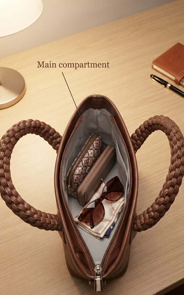 Coco Riyo Premium PU Party Handbags Office Handbags for Women | 2-Compartment Elegant Carryall