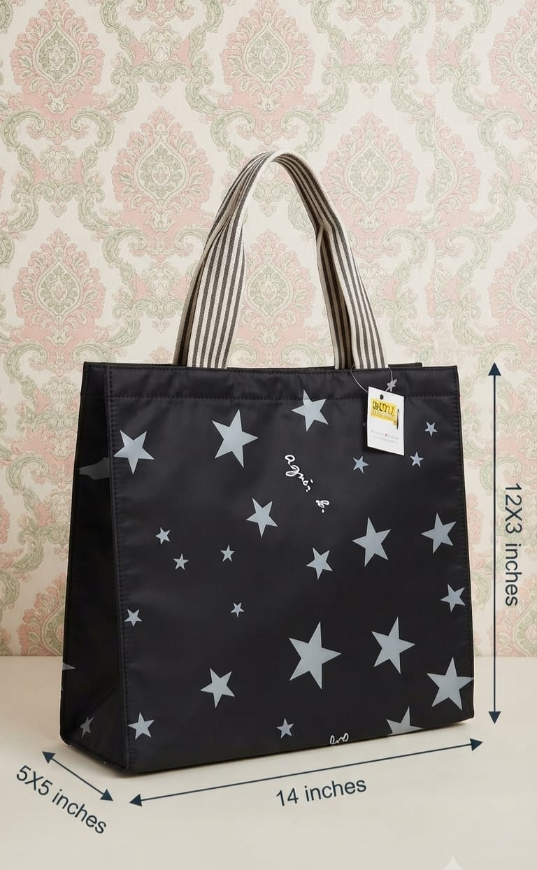 Agnis Premium Waterproof Shopping Bags for Women & Men | Durable Carry Bag for Market, Shopping & Lunch